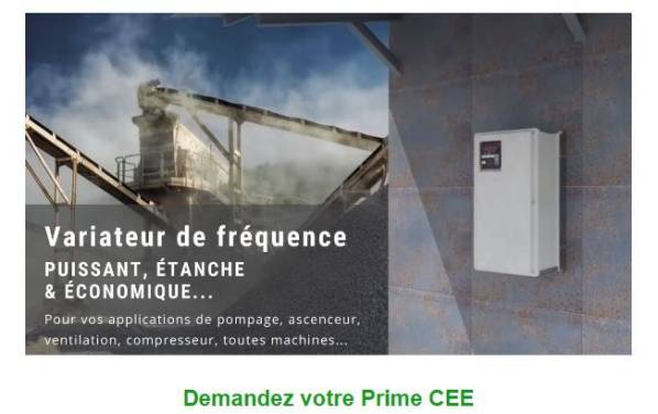 Variateur de fréquence Mitsubishi éligibles à la prime CEE