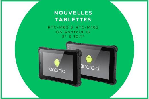 Nouvelles tablettes darveen RTC-M102 et RTC-M82 Android 16 - IP Systèmes