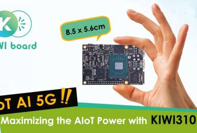 Carte SBC 1,8" KIWI310 Axiomtek