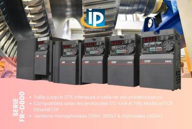 Variateurs FR-D800 Mitsubishi : optimisation technique des systèmes d'entraînements industriels