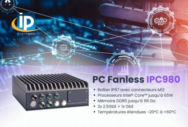 Découvrez le nouveau PC Fanless IPC980 Axiomtek classé IP67 - IP Systèmes