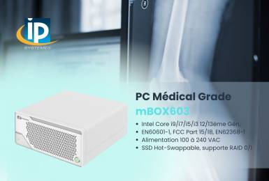 Nouveau PC Fanless médical Axiomtek mBOX603 - IP Systèmes