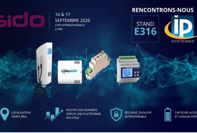 Salon SIDO Lyon 2026 - IP Systèmes stand E316 - Venez nous rencontrer pour échanger sur IoTMate