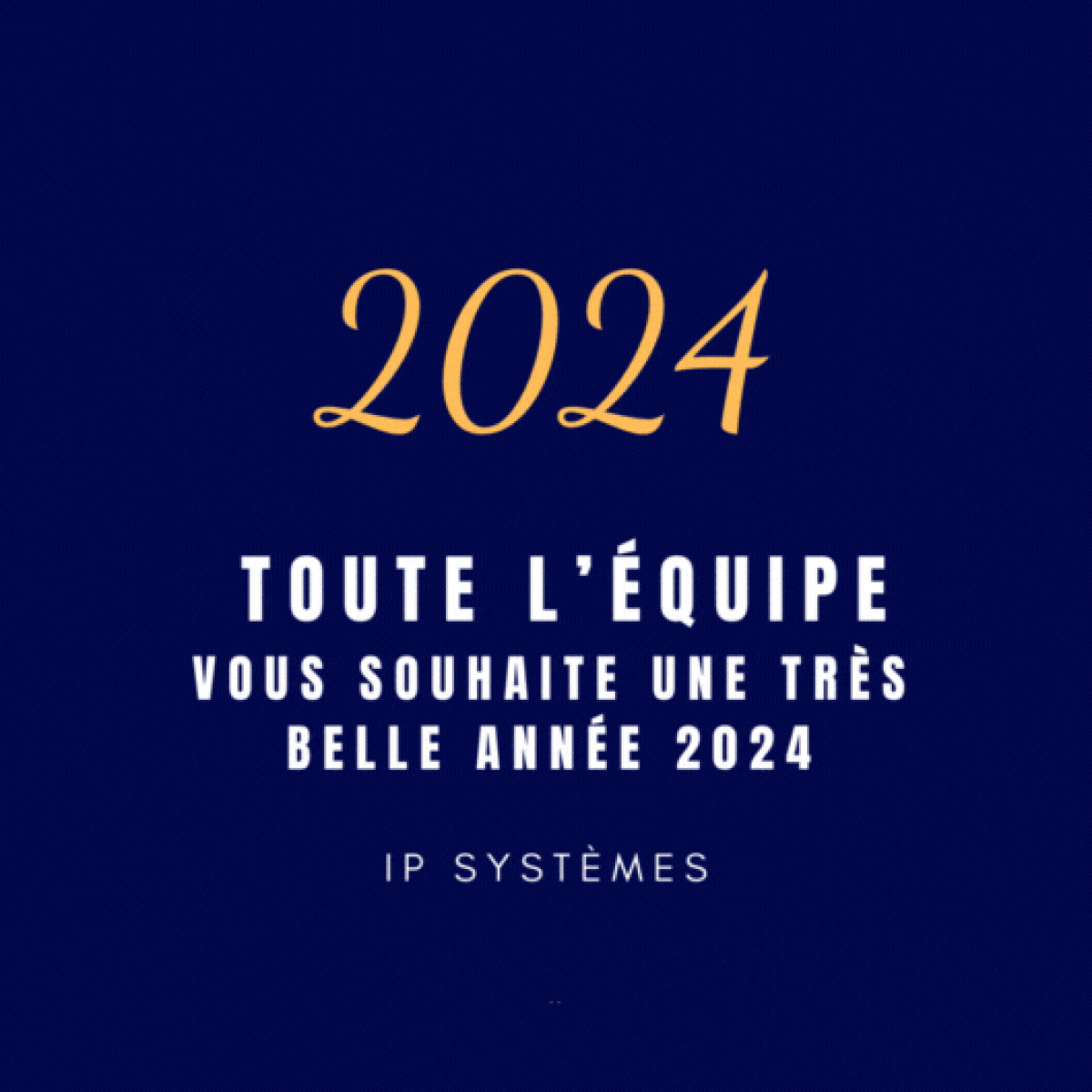 Voeux IP Systèmes 2024