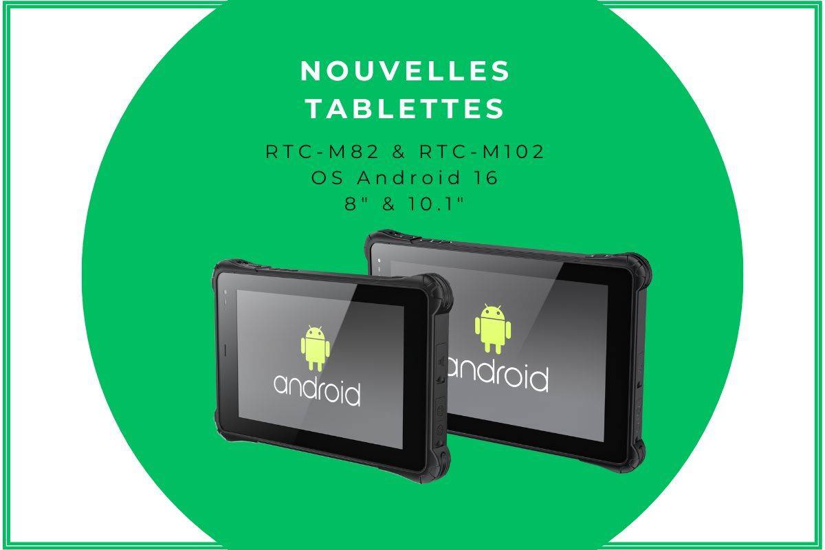 Nouvelles tablettes darveen RTC-M102 et RTC-M82 Android 16 - IP Systèmes