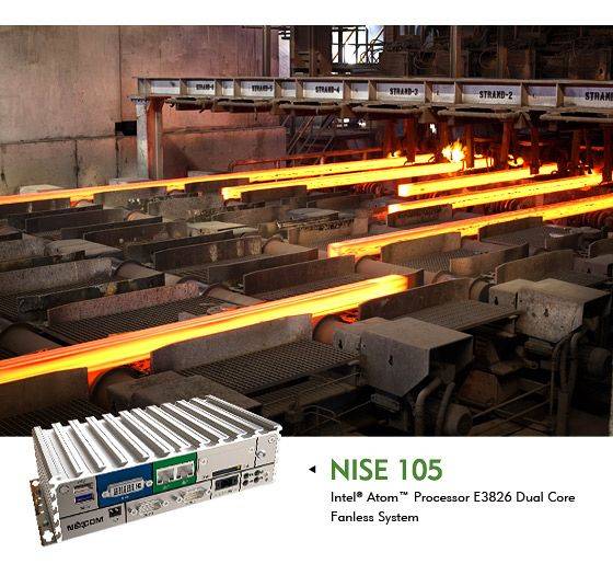 PC Fanless NISE 105 de notre partenaire Nexcom et pour les environnements sévères