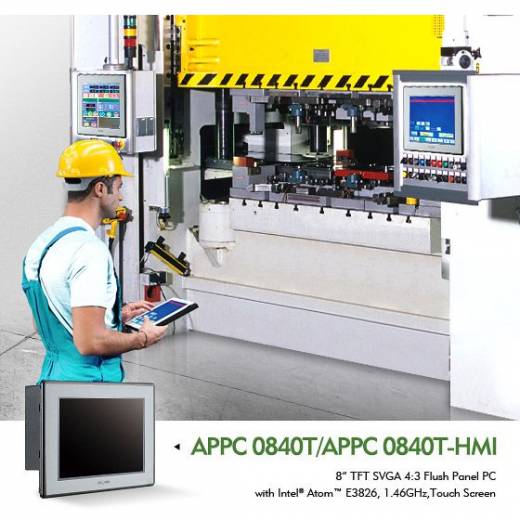 APPC 0840T, le Panel PC industriel fanless parfait pour vos applications industrielles