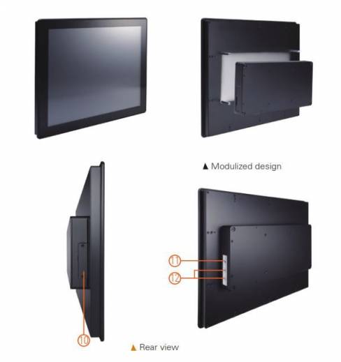 Panel PC GOT3177T-834 de chez Axiomtek avec écran 17" résistif