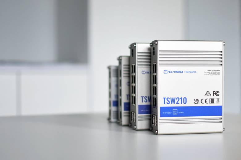 switch industriel Ethernet et Fibre optique TSW210 de notre partenaire Teltonika