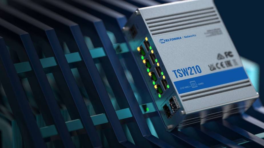 Nouveauté : Switch industriel TSW210 de chez teltonika