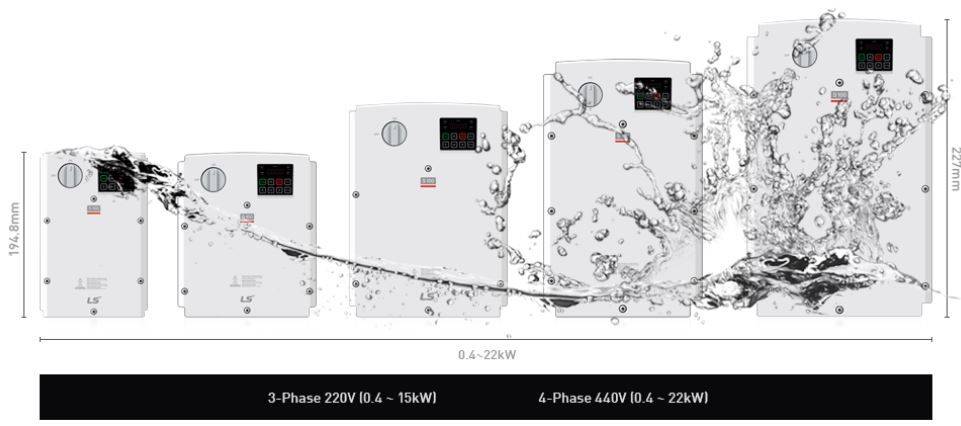 Gamme variateur S100 LS Electric version IP66 NEMA4X