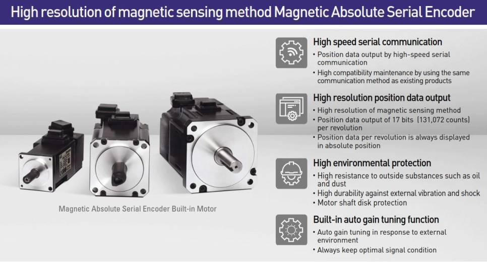 Encodeur magnétique servo amplificateur L7C LS Electric