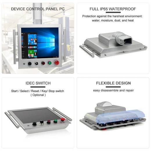 Design flexible pour le Panel PC industriel sur potence DCP-P017SAR Innoyond