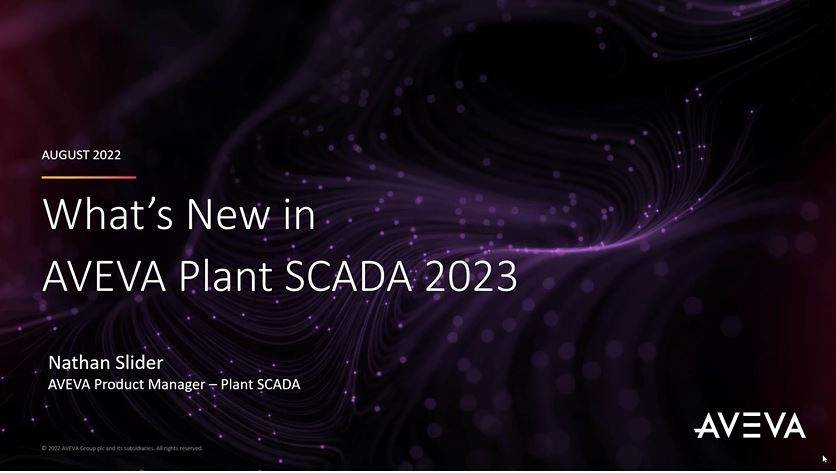 Toutes les nouveautés 2023 du logiciel Citect Aveva Plant Scada