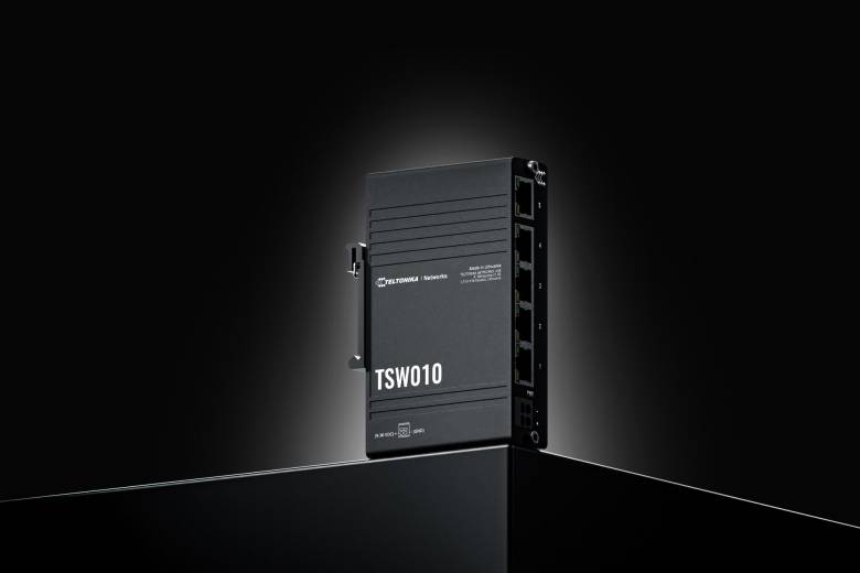 Switch industriel avec 5 ports Ethernet Rail-DIN TSW010 Teltonika