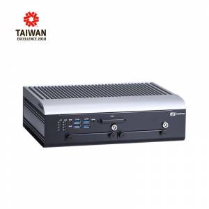 PC Fanless tBOX324-894-FL certifié CE Class A, FCC, EN 50155, EN50121-3-2, E-Mark, ISO7637-2, DNV2.4, IEC60945 et EN45545-2