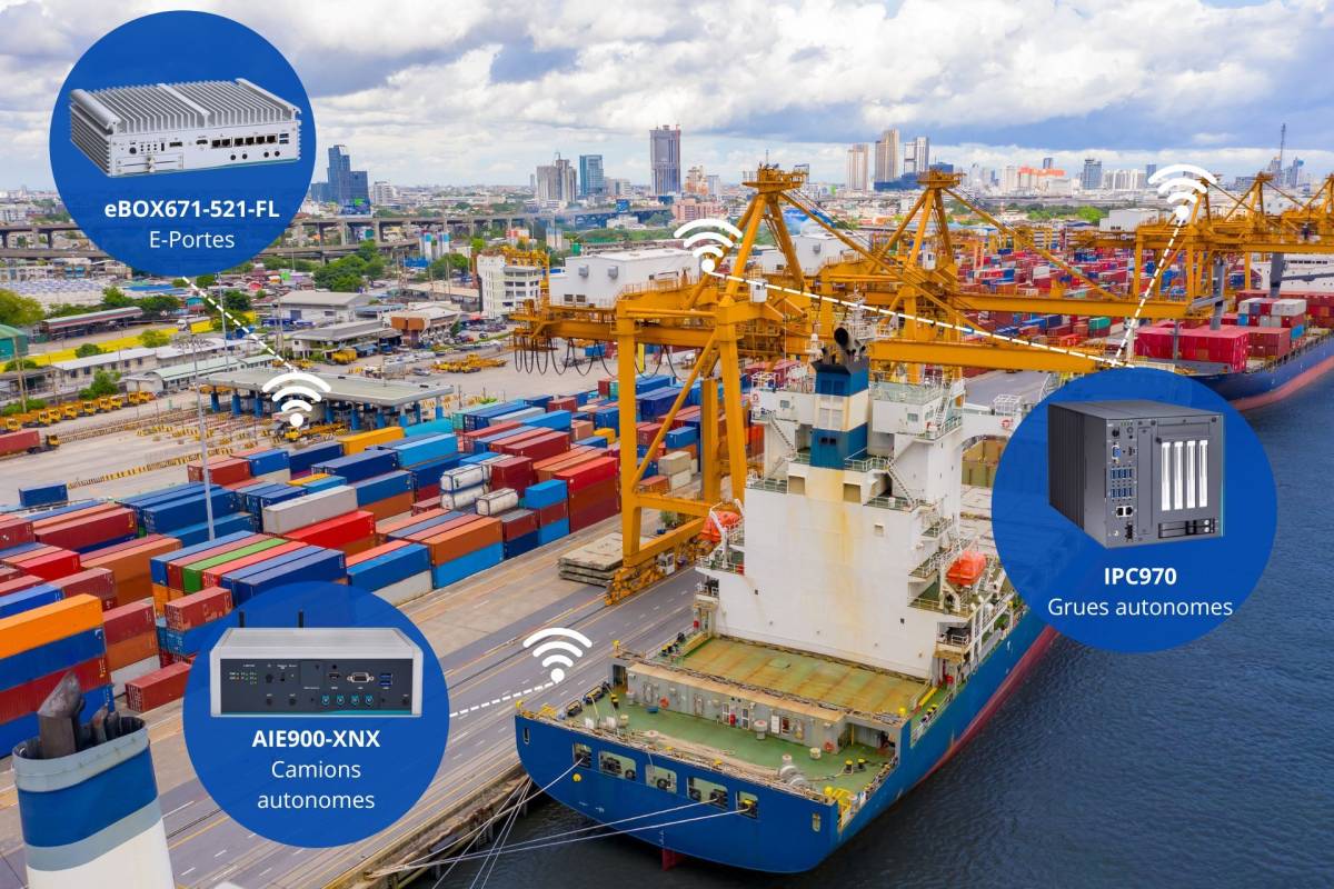 Solutions de PC pour les ports maritimes intelligents