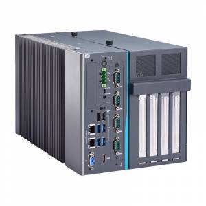 Box PC Fanless avec 4 slots d'extension, processeur Xeon®, Intel® Core™ i7/i5/i3 ou Celeron® face avant