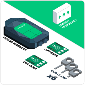 Kit Energie Tyness 3 ou 6 voies pour réaliser le sous-comptage en temps réel d'un équipement