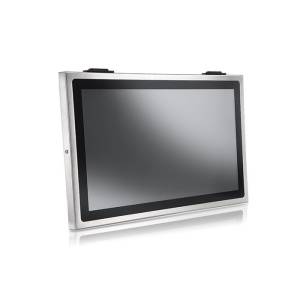 Panel PC full IP66 IP69K grand écran tactile 23,8" TFT LCD SXGA