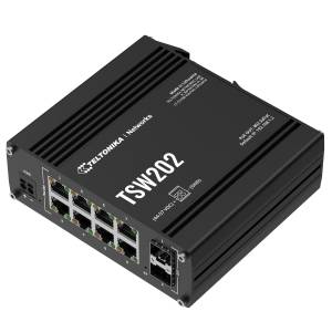 Switch industriel PoE+ Gigabit avec x2 ports SFP Fibre optique supporte EtherNET/IP et Profinet
