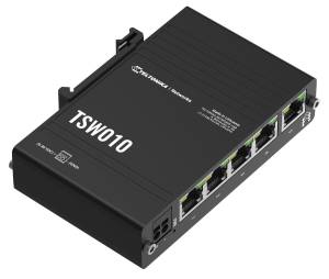 Switch industriel x5 Ethernet 100Mbps Rail-DIN ou mural Teltonika