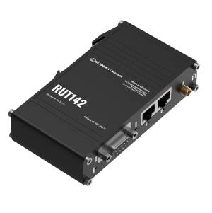 Routeur filaire Ethernet 100Mbps port série RS-232 Rail-DIN intégré