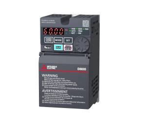 Variateur de fréquence FR-D800 Mitsubishi Mono-Tri 100V 200V 400V 0.1 à 7.5kW Profinet EtherNet-IP