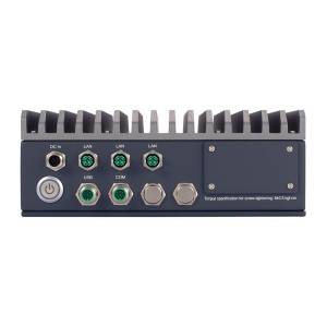 pc industriel fanless ipc980 axiomtek avec connecteur m12 lan com et usb