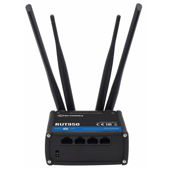 Routeur industriel 2G 3G 4G LTE Cat.4 Teltonika RUT950