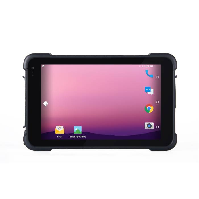 Tablette étanche Android 11 écran 8" lecteur 2D Wi-Fi BT 5G NFC GPS