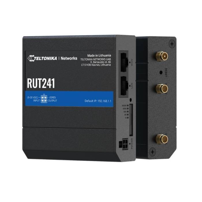 Routeur industriel RUT241 4G LTE Cat. 4 Wi-Fi x2 Ethernet