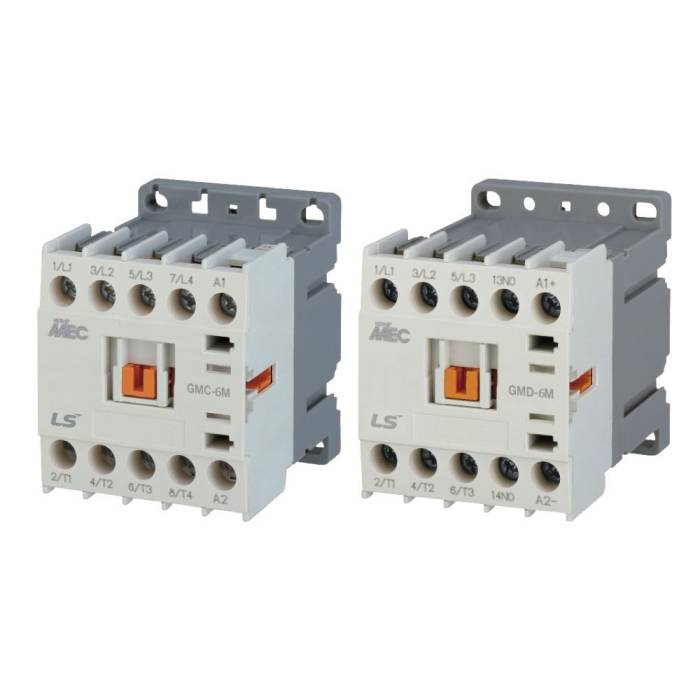 Mini contacteur 3NO 1 contact auxiliaire 6A à 16A 24VDC borne à vis LS Electric