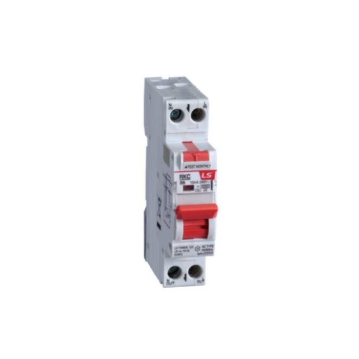 Disjoncteur Différentiel RCBO 2 Pôles 10A 30mA Type AC - Protection Surcharge Et Fuite Électrique
