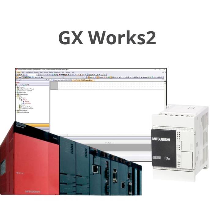 GX Works2, logiciel de programmation des API séries FX, System Q et L Mitsubishi