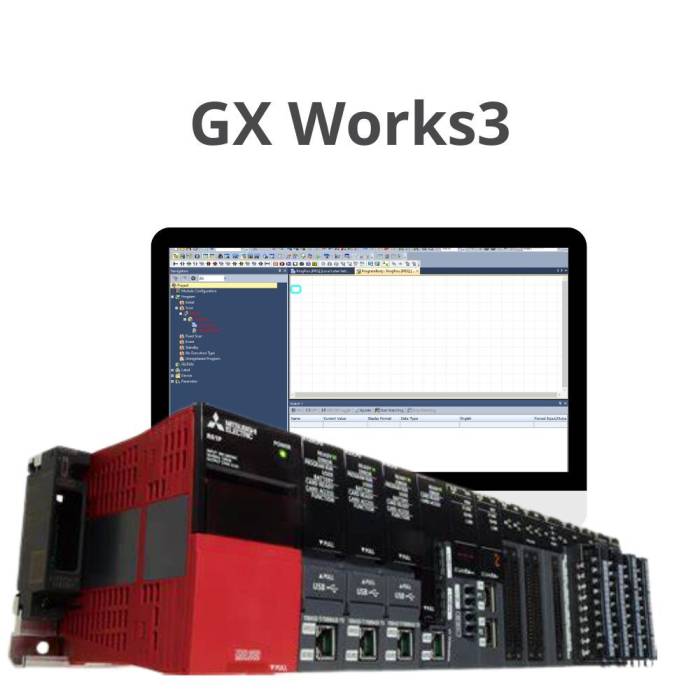 GX Works3, logiciel de programmation des automates iQ-R Mitsubishi