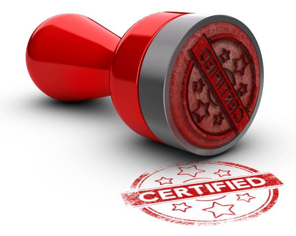 Légalité et conformité avec la certification e-Mark/E-Mark