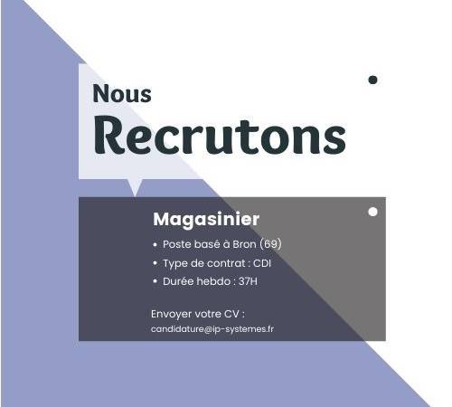 Recrutement d'un magasinier homme ou femme à Bron (69)