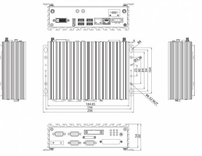 Fonctionnalités du PC sans ventilateur NISE 107 de notre partenaire Nexcom