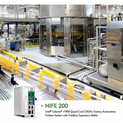 Automation PC Fanless NIFE 200 pour les applications de Factory Automation et de chez Nexcom