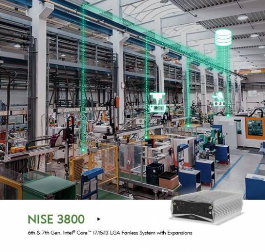 PC industriel sans ventilateur NISE 3800R de notre partenaire Nexcom
