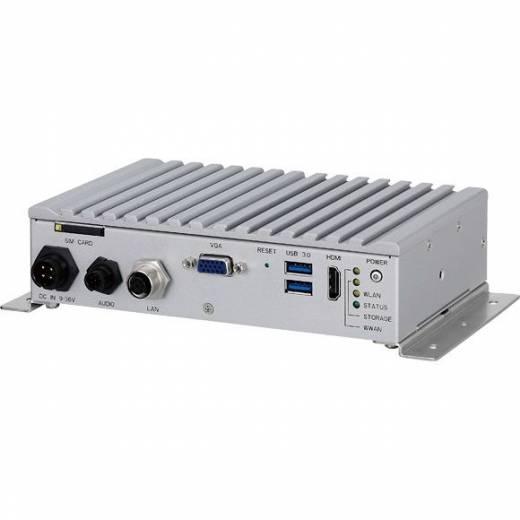 Calculateur embarqué fanless nROK 1020 de notre partenaire Nexcom avec connectiques M12