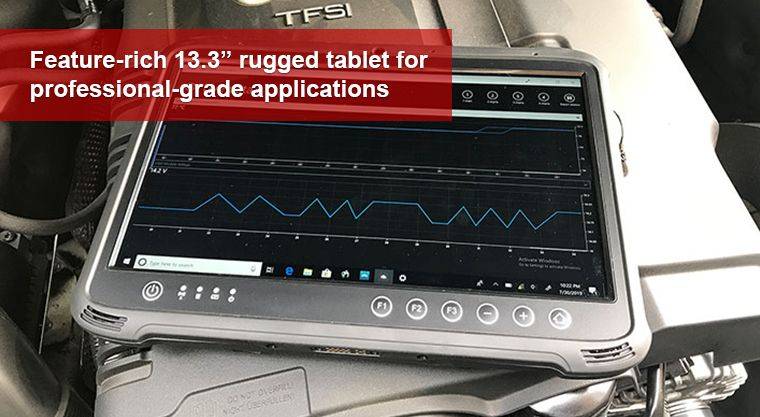 Tablette durcie M133K de chez Winmate