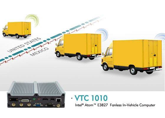 PC embarqué véhicule sans ventilateur VTC 1010 de notre partenaire Nexcom certifié E-Mark E13