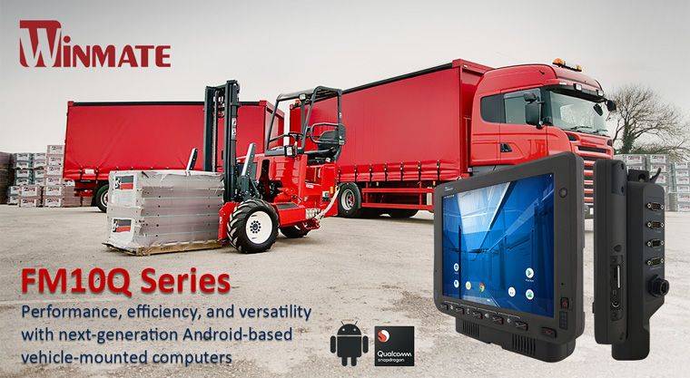 Tablette tactile transport FM10Q Winmate pour les applications embarquées véhicules