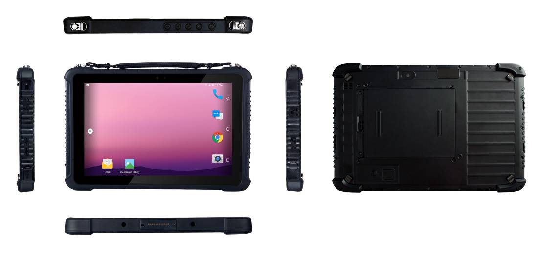 Caractéristiques tablette pc industrielle EM-Q16 Emdoor écran 10,1"