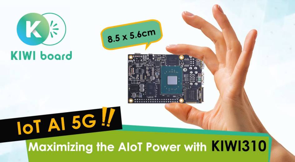 Carte 1,8" KIWI310 d'Axiomtek, l'alternative industrielle au Raspberry Pi