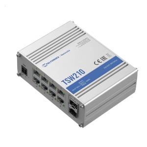 Switch TSW210 Teltonika Ethernet gigabit et fibre optique SFP IP Systèmes
