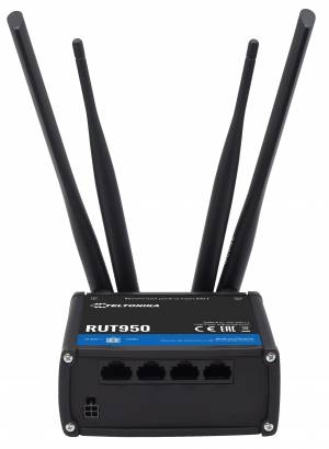 Routeur industriel 2G 3G 4G LTE Cat. 4 x4 Ethernet x2 SIM x2 ES digitales