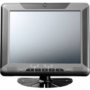 Moniteur embarqué 8" tactile résistif, 800x600, IP54, 1000 nits face avant